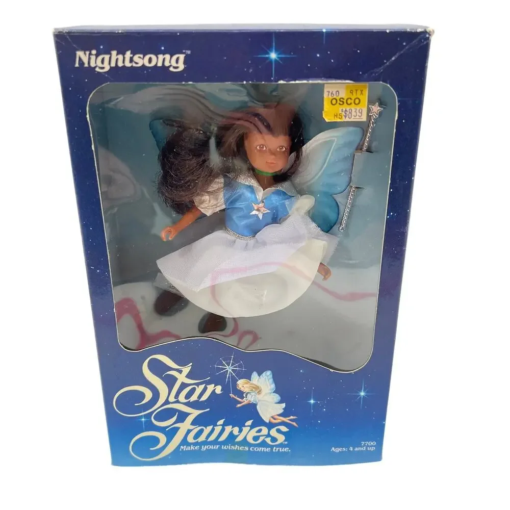Vintage DAMAGED Nightsong Doll Star Fairies Tonka 1985‎ With Box 7700
